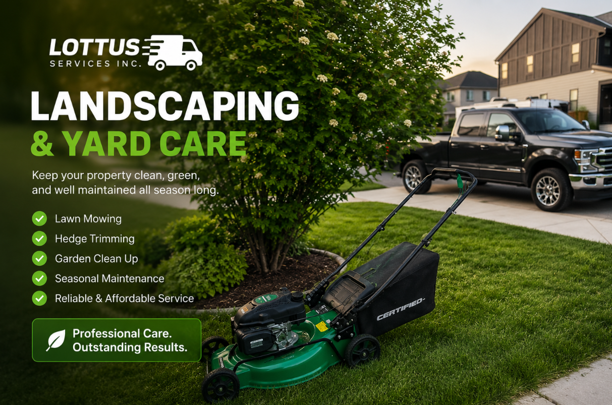 Lottus Services Landscaping and Yard Care in Calgary