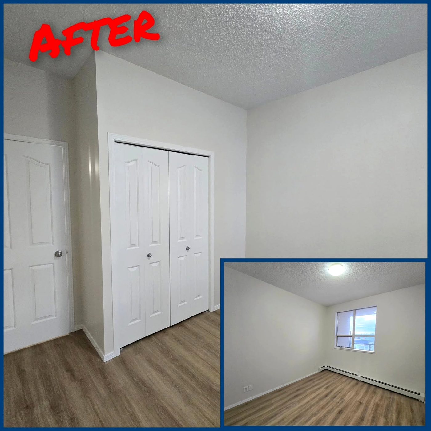 Finished bedroom painting