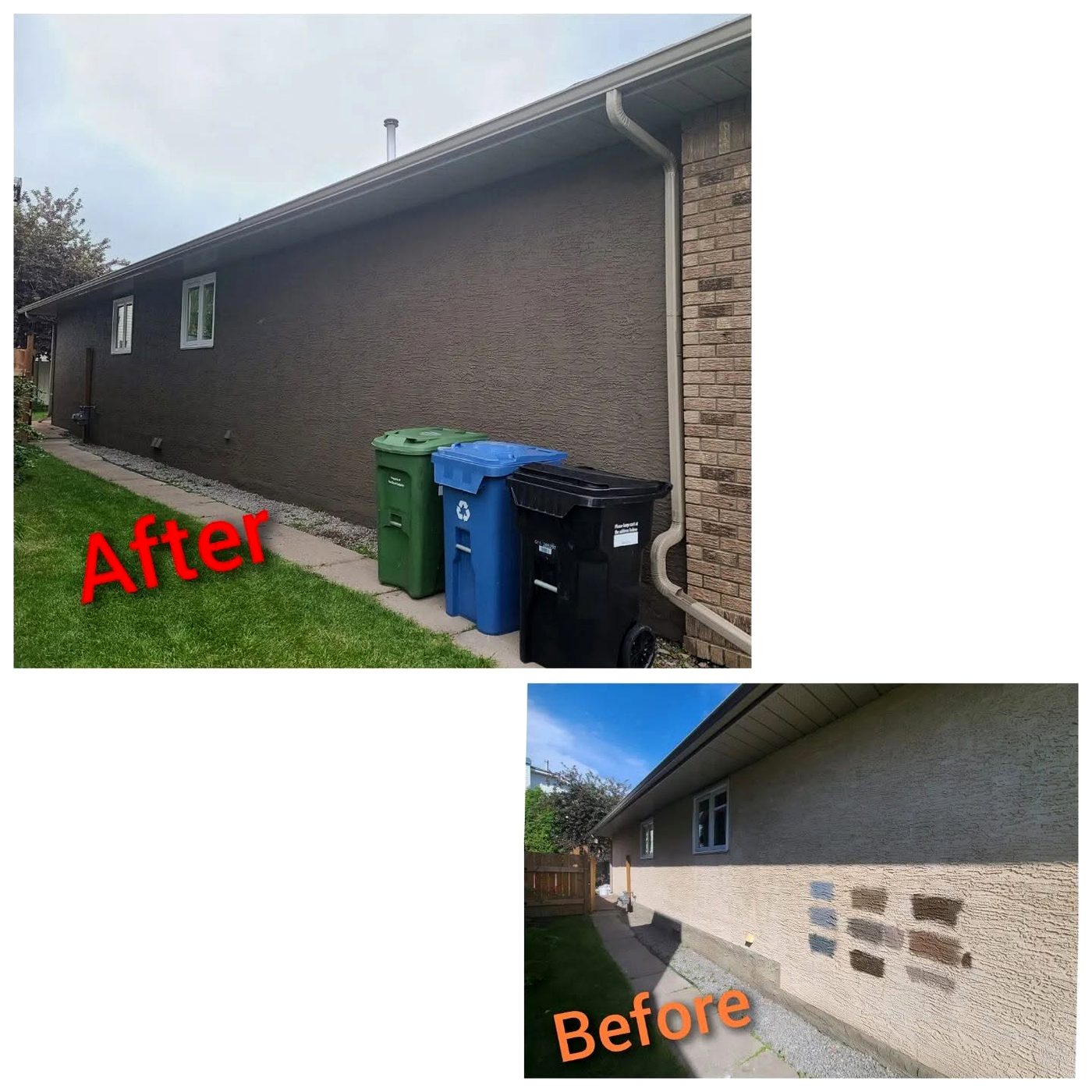 Stucco exterior painting