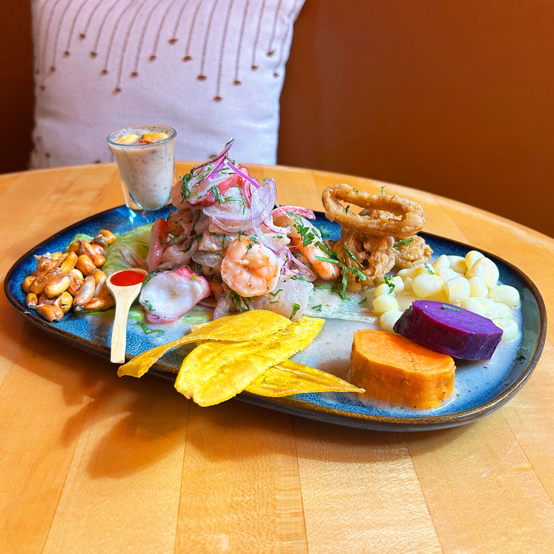 SumaQ ceviche and seafood menu